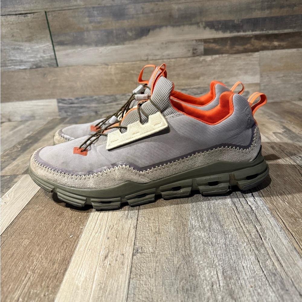 Stylish Gray and Orange Men's Shoes